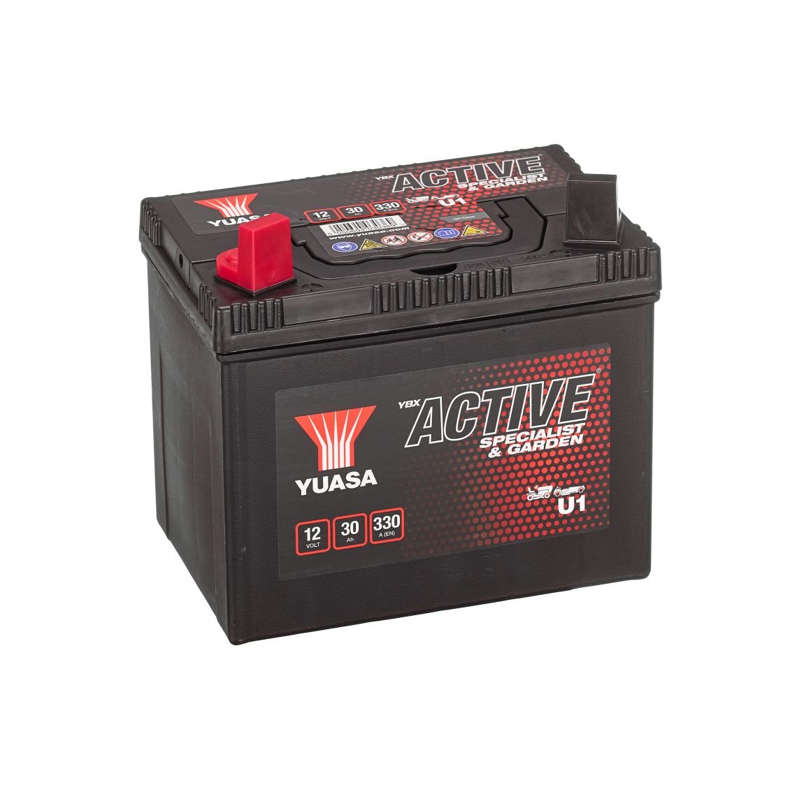 Yuasa U1 12V 30Ah 330CCA Garden akku