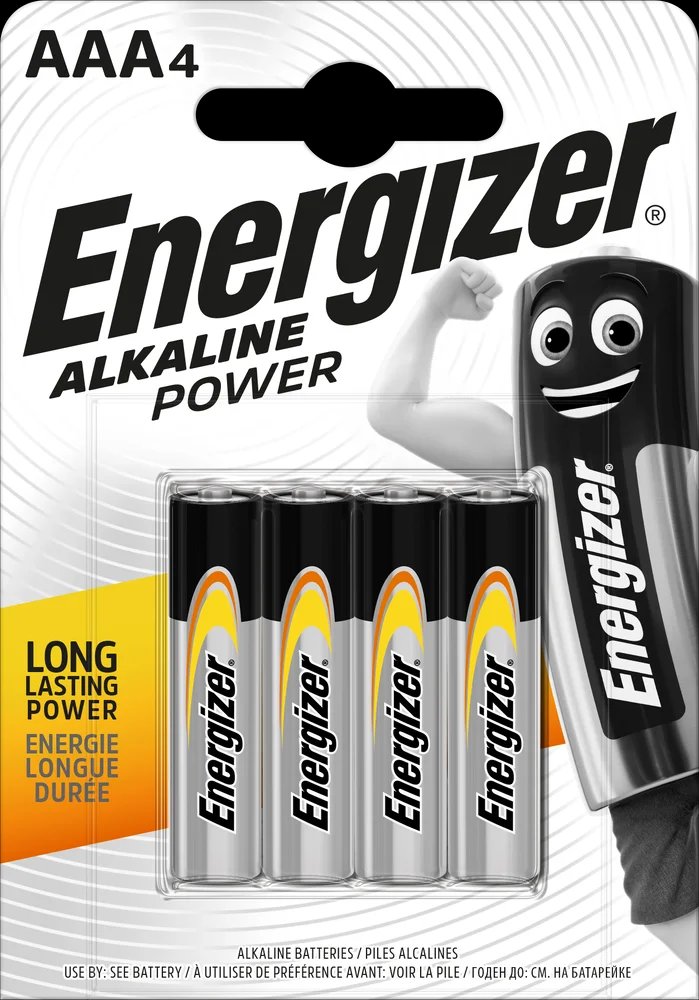 Energizer Alkaline Power AAA/LR03 батарейки упаковка 4 шт