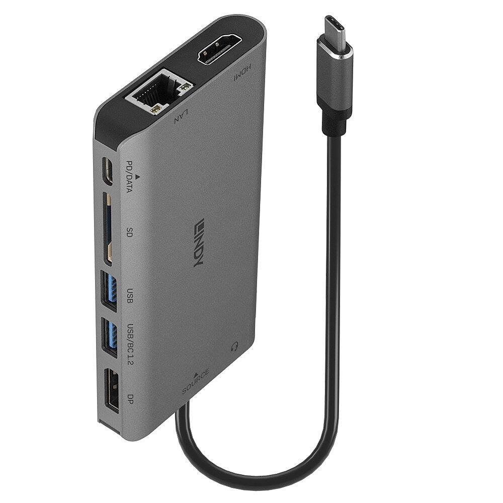 Lindy DST-Mini XT USB-C Docking Station, 4K / Full HD, 100W