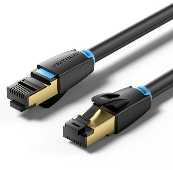 Vention CAT8 SFTP Network Cable, RJ45, 40Gbps, 10m, black