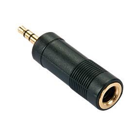 Lindy 3.5mm Male to 6.3mm Female Stereo Audio Adapter (35621)