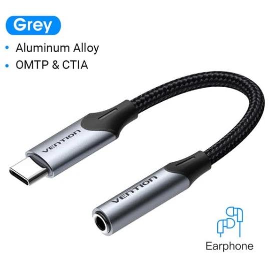 Vention USB-C to 3.5mm Audio Adapter, 0.1m (BGJHA)