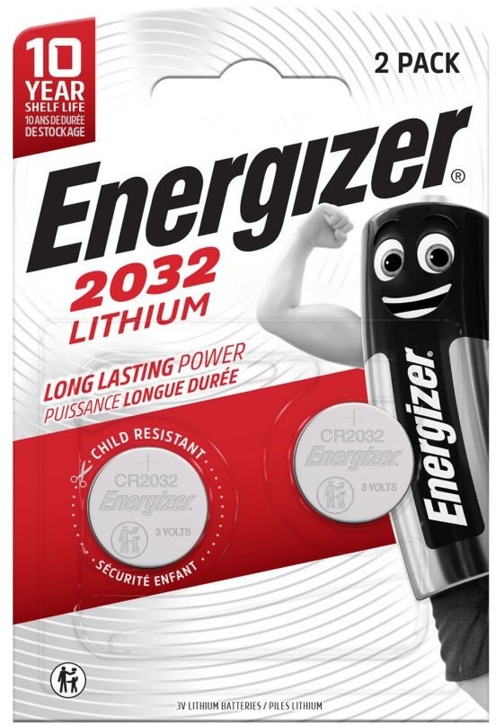 Energizer Lithium CR2032 BL2 baterija