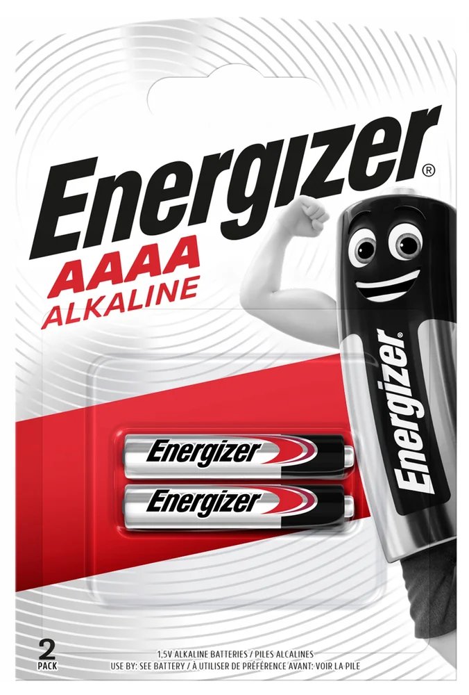 Energizer Alkaline E96/LR61 AAAA батарейки упаковка 2 шт