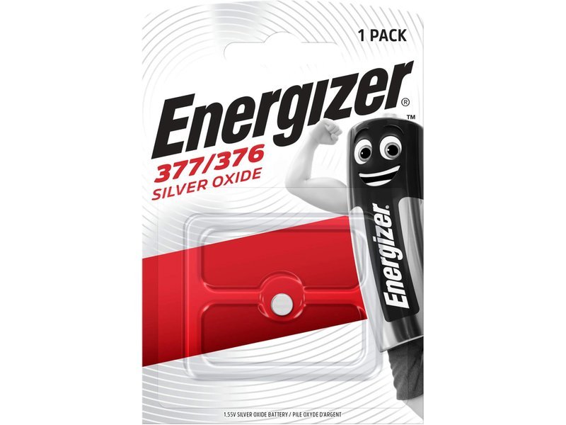 Energizer Silver Oxide 377/376 BL1 watch battery