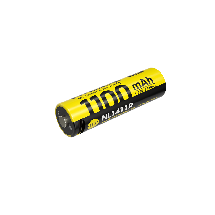 Nitecore NL1411R 1100mAh 3.6V 14500 (AA) Li-ion akumulators