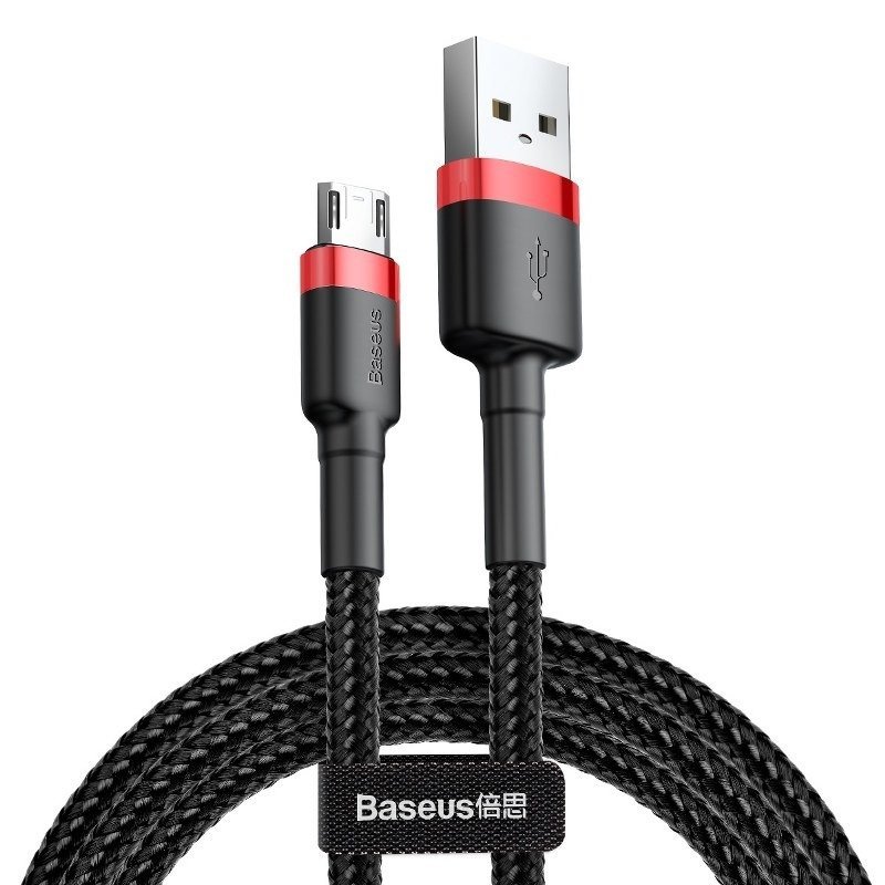 Baseus Cafule Micro USB kaabel 1,5A 2m (punane + must)