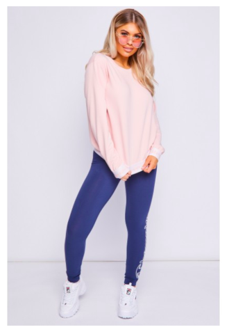 ellesse, sieviešu džemperis, EH F SWS CREWNECK 2_pink