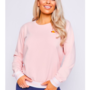 ellesse, sieviešu džemperis, EH F SWS CREWNECK 2_pink